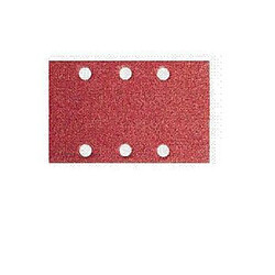 Makita - feuilles abrasives 114 x 102 mm et 6 trous d'aspiration - Grain : 60