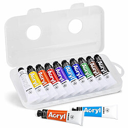 Primo 10 tubes de peinture acrylique 18 ml pas cher