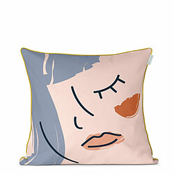 Happy Friday Housse de coussin HappyFriday HF Living Silhouette Multicouleur 50 x 50 cm 