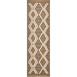 Acheter Jardindeco Tapis intérieur extérieur aspect jute marron Tijuana 9048 90 x 67 cm.