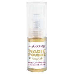 Scrapcooking Poudre alimentaire irisée dorée 7 g