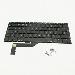 Wewoo Pour Macbook Retina Pro 15 pouces A1398 2013 2014 2015 Pièce détachée Mac Clavier QWERTY QWERTY Version UK,