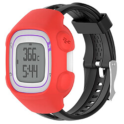 Wewoo Boîtier de montre Étui de protection en silicone Smart Watch pour Garmin Forerunner 10/15 rouge 