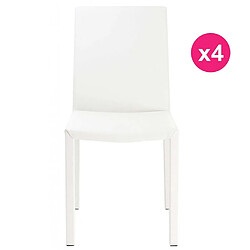 Lot de 4 Chaises Design Blanche KosyForm 