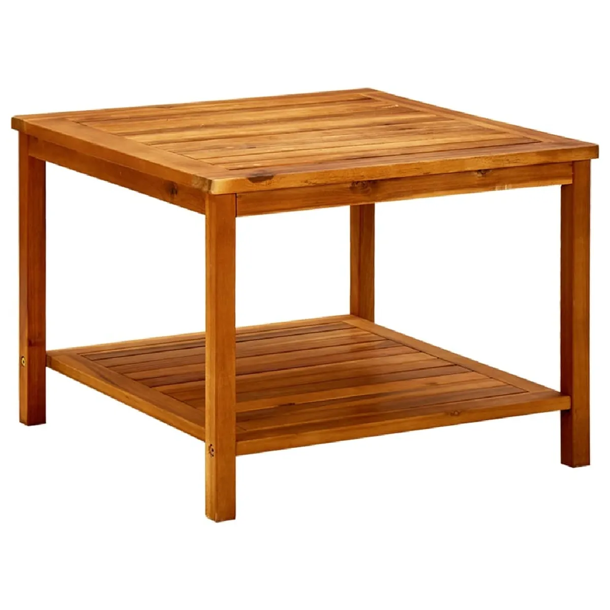 Maison Chic Table basse,Table Console Table d'appoint, Table pour salon 60x60x45 cm Bois d'acacia solide -MN30305