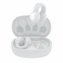 M30 Tws Oreillette Sans Fil Clip D'Oreille Ergonomique Écouteur De Sport Conduction D'Air Casque M30 Clip Type D'Oreille (Blanc) 