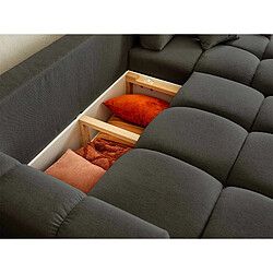 Avis Lisa Design Crocus - canapé d'angle réversible - 4 places - convertible avec coffre - en tissu