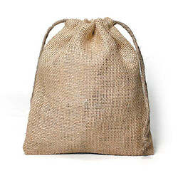 Graines Creatives Sac en toile de jute avec cordon - 24 x 29 cm 