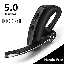 GUPBOO Casque Bluetooth professionnel, casque sans fil, casque avec micro, mini casque pour smartphone 