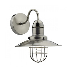 Luminaire Center Applique murale Terrace chrome antique et verre 1 ampoule