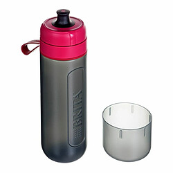 Bouteille avec Filtre de Carbone Brita Fill&Go Active Noir Rose 600 ml