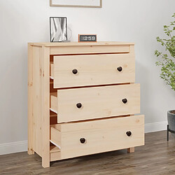 Avis Maison Chic Buffet,Meuble de Rangement,commode pour salon,Cuisine 70x35x80 cm Bois massif de pin -MN99526