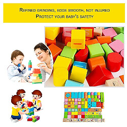 Universal 100pcs/set de jouets de blocs de construction pour enfants en bois jouets en bois pour l'éducation précoce 