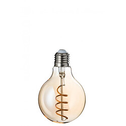 Dansmamaison Ampoule Led G80 Ambre Spiral E27