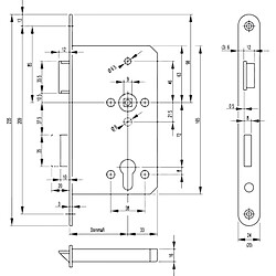 Avis Serrure r mortaiser anti-panique PZ65/72/924rd PAF-D1201DLER geb