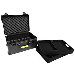 Gator Frameworks SH-MICCASEW07 7 Wireless Mic Case Shure by Gator 