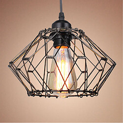 Acheter Stoex Suspension luminaire Industrielle vintage noir, Lustre abat jours forme de cage