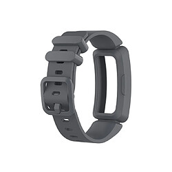 Avis Wewoo Bracelet pour montre connectée Fitbit Inspire HR / Ace 2 Silicone Smart Watch de remplacement Gris