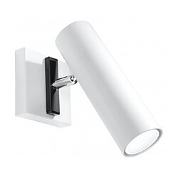 Luminaire Center Applique murale DIREZIONE acier blanc 1 ampoule