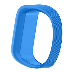 Wewoo Bracelet pour montre connectée Dragonne Sport en silicone Garmin Vivofit JRTaille Grand Bleu ciel