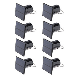 Set de 8 Mobiles à Vent Solaire Moteur à Suspension Tournant 360 Degrées en Plastique Mobiles Vent Solaire Carillons Eoliennes