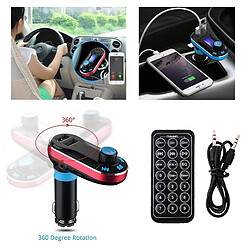 Acheter Karylax Kit Mains Libres Bluetooth Voiture Rouge pour Wiko Cink Five, Wiko Stairway, Wiko Darkside, Wiko Birdy, Bloom