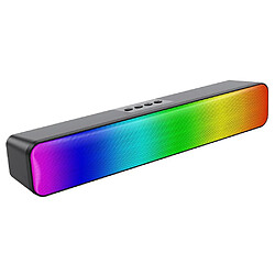 Yonis Enceinte Bluetooth RGB Multifonction Basses Puissantes Enceinte Bluetooth RGB Multifonction Effets Lumineux Basses Profondes HiFi Wireless YONIS