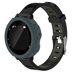 Wewoo Protection écran Étui de en silicone de montre de couleur solide pour Garmin F235 / F750 bleu marine