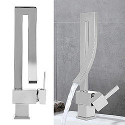 ComfortXL Robinet de lavabo g1/2 avec bec en cascade, robinet mélangeur d'eau chaude et froide pas cher