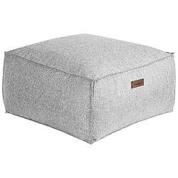 Beliani Pouf gris 50 x 50 x 30 cm MUKKI