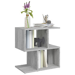 Avis vidaXL Table de chevet 2pcs Sonoma gris 50x30x51,5cm Bois d'ingénierie