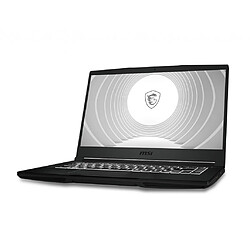 MSI CreatorPro M15 A11UIS-809 MSI CreatorPro M15 A11UIS-809 i7-11800H Station de travail mobile 39,6 cm (15.6") Full HD Intel® Core™ i7 16 Go DDR4-SDRAM 1000 Go SSD NVIDIA RTX A1000 Wi-Fi 6 (802.11ax) Windows 11 Pro Noir