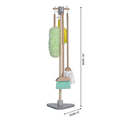 Acheter Jeu de nettoyage enfant ménage 6 accessoires balai serpillière Teamson Kids TK-W00005