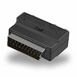 INECK® Adaptateur péritel vers SVHS S-Video et 3 RCA pour EasyCap Video Capture