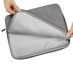 Wewoo Sacoche pour ordinateur portable gris MacBook Air / Pro, Lenovo et autres ordinateurs portables, Taille: 39.2x28.5x2cm 15.4 pouces Universel Fashion Soft Laptop Denim Sacs Zipper Notebook Case Pouch pas cher