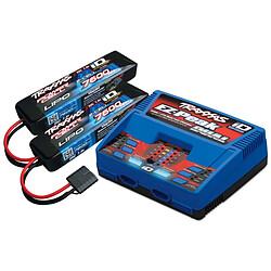 Chargeur Double Sortie iD 2972G + 2X Lipo 7.4V 7600mAh - Traxxas 2991