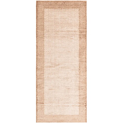 Vidal Tapis de couloir en laine 201x81 brun Darya 