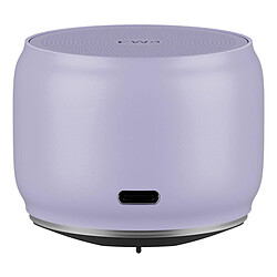 Yonis Enceinte Bluetooth Mini Bass Puissante 5W Mini Enceinte Bluetooth 5.0 Super Bass Autonomie 4H Son Haute-Fidélité Violet YONIS