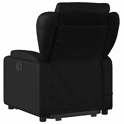 Acheter vidaXL Fauteuil inclinable de massage électrique noir similicuir