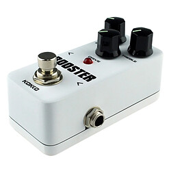 Wewoo Blanc FBS2 2-Band EQ Booster Mini Pédale d'effet guitare