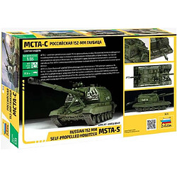 Zvezda Maquette Char Russian 152 Mm Self-propelled Howitzer Msta-s