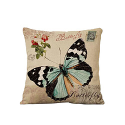 Papillon Coton Taille Taie D'oreiller Canapé Housse De Coussin Home Decor # 2 taie d'oreiller