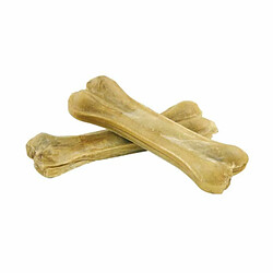 Paris Prix Lot de 2 Os à Mâcher pour Chien Peau de Vache 11cm Beige