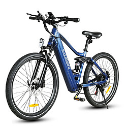 Avis Vélo électrique SAMEBIKE XD26-II - moteur 750W batterie 48V14AH autonomie 45KM freins à disque hydrauliques - Bleu Royal