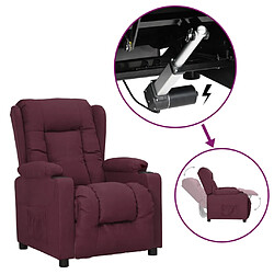 vidaXL Fauteuil Violet Tissu 