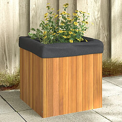 Maison Chic Jardinière,Bac à fleurs - pot de fleur 45x45x45 cm bois massif d'acacia -GKD27001