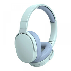 General Casque Bluetooth - Casque à suppression active du bruit / Autonomie de 50 heures avec son de précision / Casque de voyage pliable et casque supra-auriculaire.(bleu) 