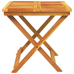 Acheter vidaXL Table pliable de jardin 50x50x50 cm bois d'acacia solide