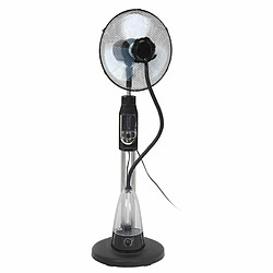 Paris Prix Ventilateur Brumisateur Télécommande 130cm Noir