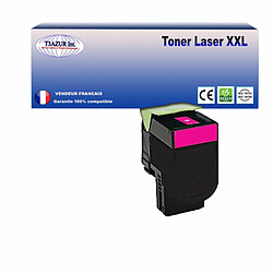 T3Azur 70C2HM0 - Toner compatible avec Lexmark CS410dn, CS410dtn, CS410n Magenta- 3 000 pages 